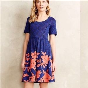 HD in Paris Blushed Bloom Anthropologie Dress